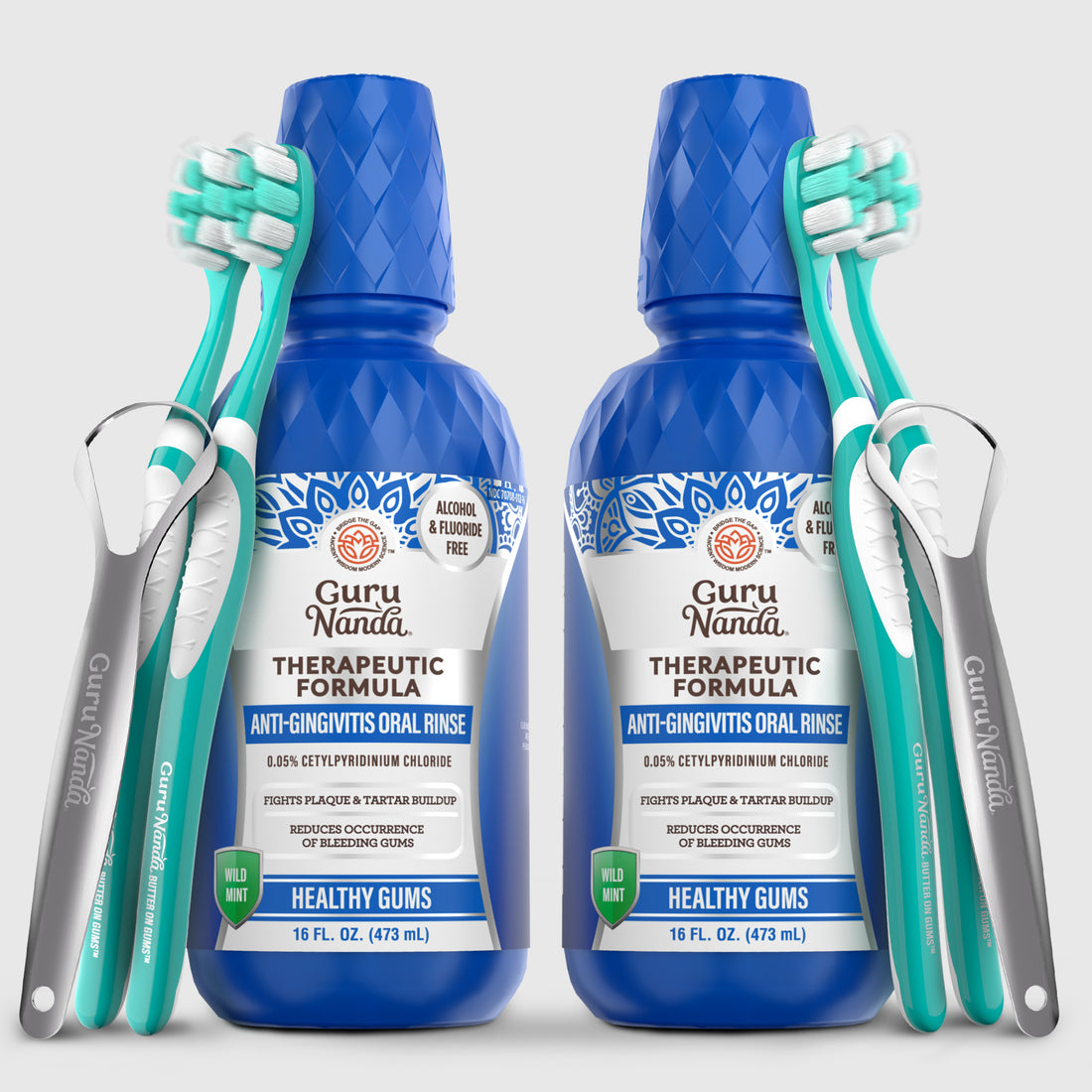 Healthy Gums Oral Rinse, Wild Mint